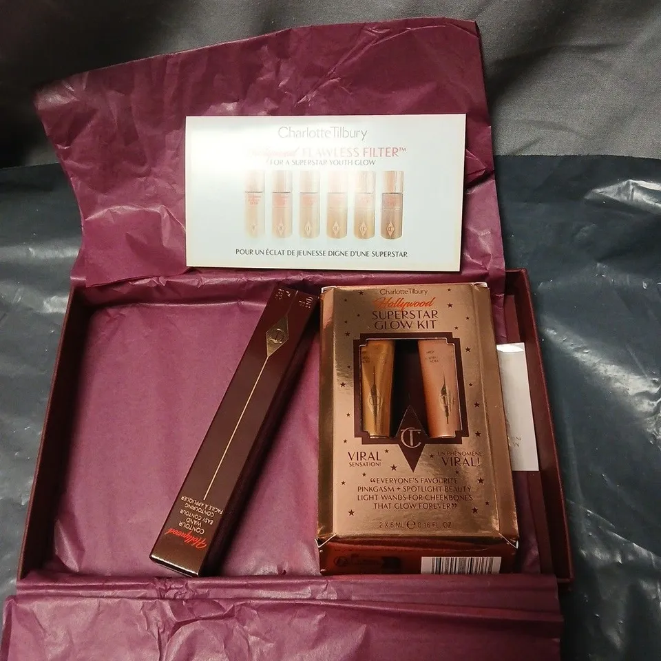CHARLOTTE TILBURY HOLLYWOOD GLOW KIT – GIFT SET (BOXED)