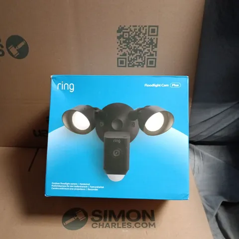 RING FLOODLIGHT CAM PLUS  – BOXED