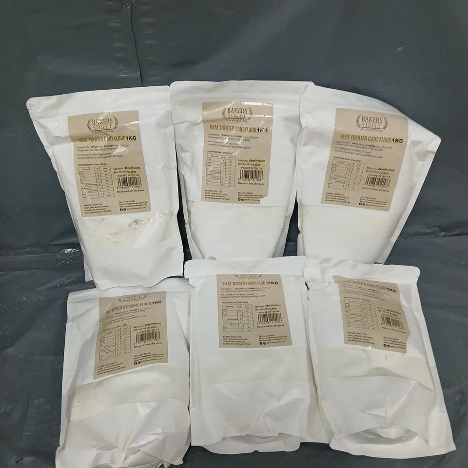 6 BAKERS STREET HEAT TREATED CAKE FLOUR (6x1kg) - COLLECTION ONLY