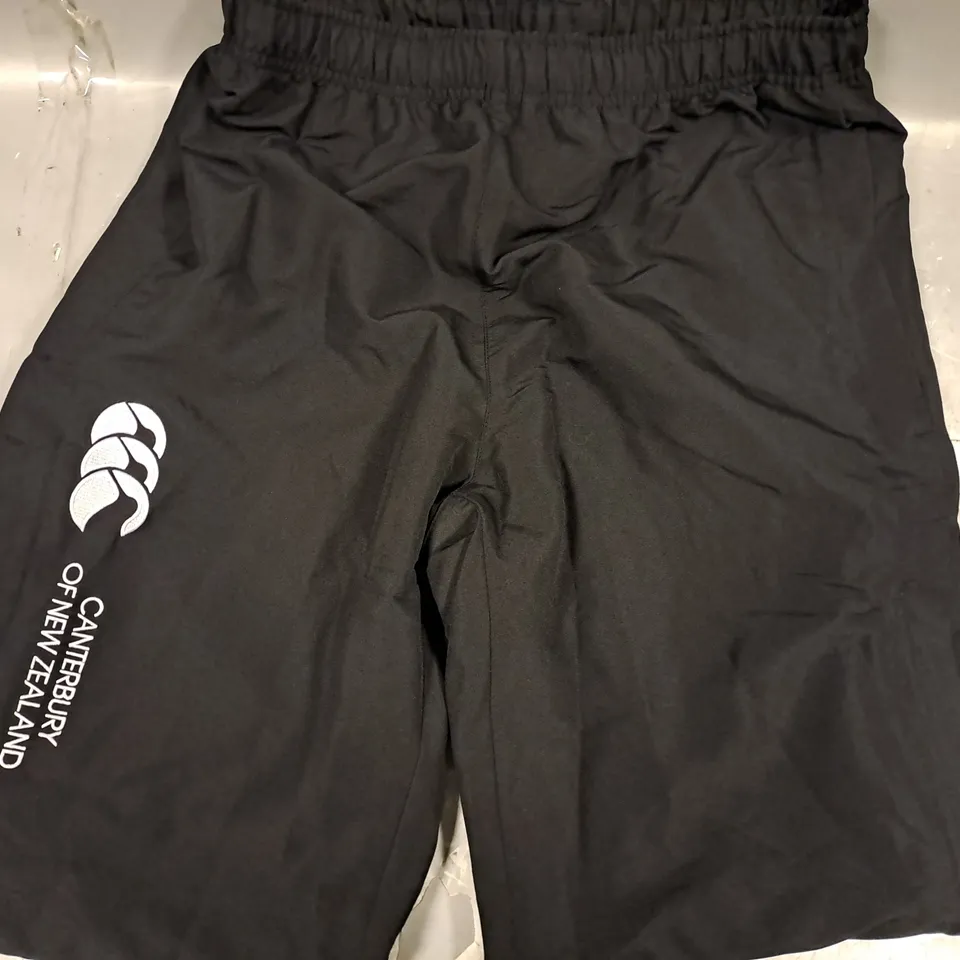 CANTERBURY OPEN HEM STADIUM PANTS IN BLACK SIZE MEDIUM