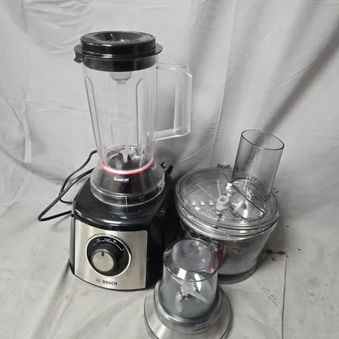 BOSCH BLENDER WITH TALL JAR AND FOOD PROCESSOR ATTACHMENTS