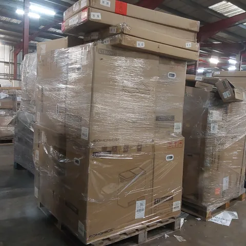PALLET CONTAINING A LARGE QUANTITY OF SONGMICS BINS AND OTHER ASSORTED ITEMS