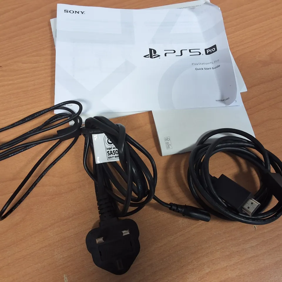 BOXED SONY PLAYSTATION 5 PRO 2TB DISC FREE CONSOLE WITH LEADS AND CONTROLLER- CFI-7021