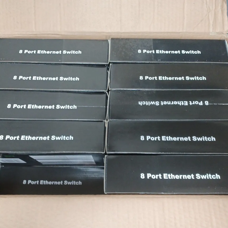 APPROXIMATELY 20 COMPOINT 8 PORT ETHERNET SWITCHES