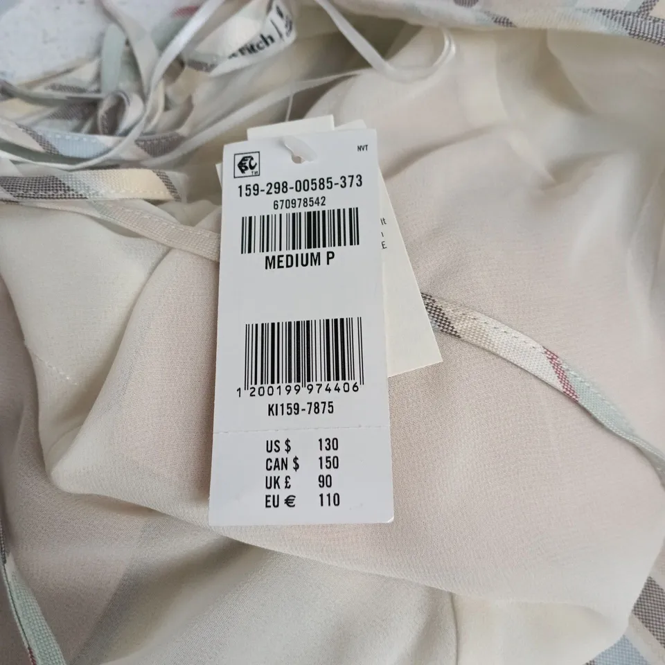 ABERCROMBIE & FITCH THE BRA-FREE COLLECTION DRESS – SIZE MEDIUM P