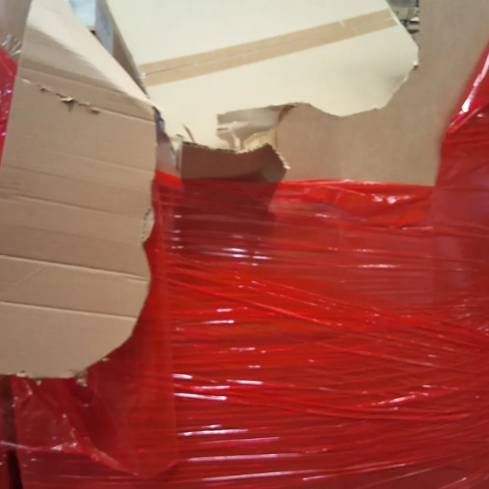 PALLET OF ASSORTED HOUSEHOLD GOODS AND ITEMS TO INCLUDE;GAME MAT,SLIDING TRAY FOR PROJECTOR,BLADELESS FAN