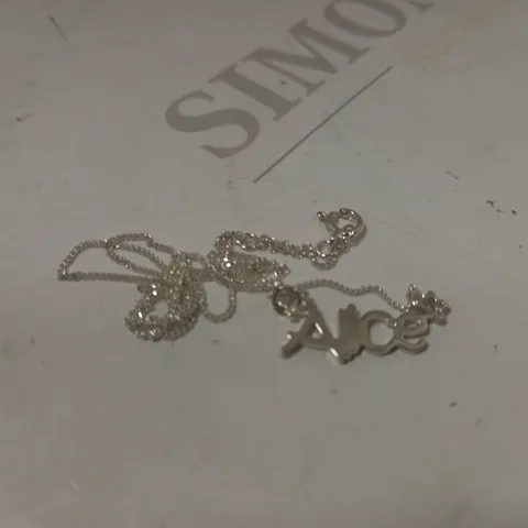 THE LOVE CHILDREN'S STERLING SILVER DAINTY STAR PERSONALISED ADJUSTABLE NAME NECKLACE