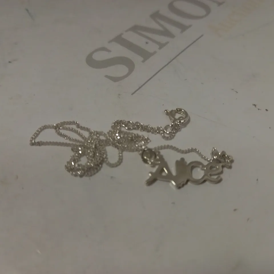 THE LOVE CHILDREN'S STERLING SILVER DAINTY STAR PERSONALISED ADJUSTABLE NAME NECKLACE RRP £56