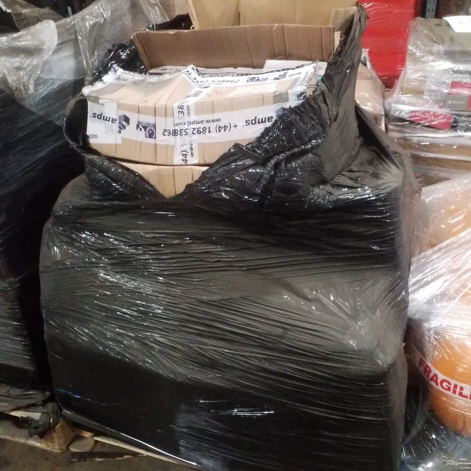 PALLET CONTAINING ASSORTED IT & NETWORKING PRODUCTS INCLUDING HEADSETS, 2.5" EXTERNAL SATA HARD DISK ENCLOSURE, KEYBOARD AND MOUSE SETS & PC POWER SUPPLIES