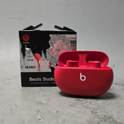 BOXED BEATS STUDIO BUDS IN RED