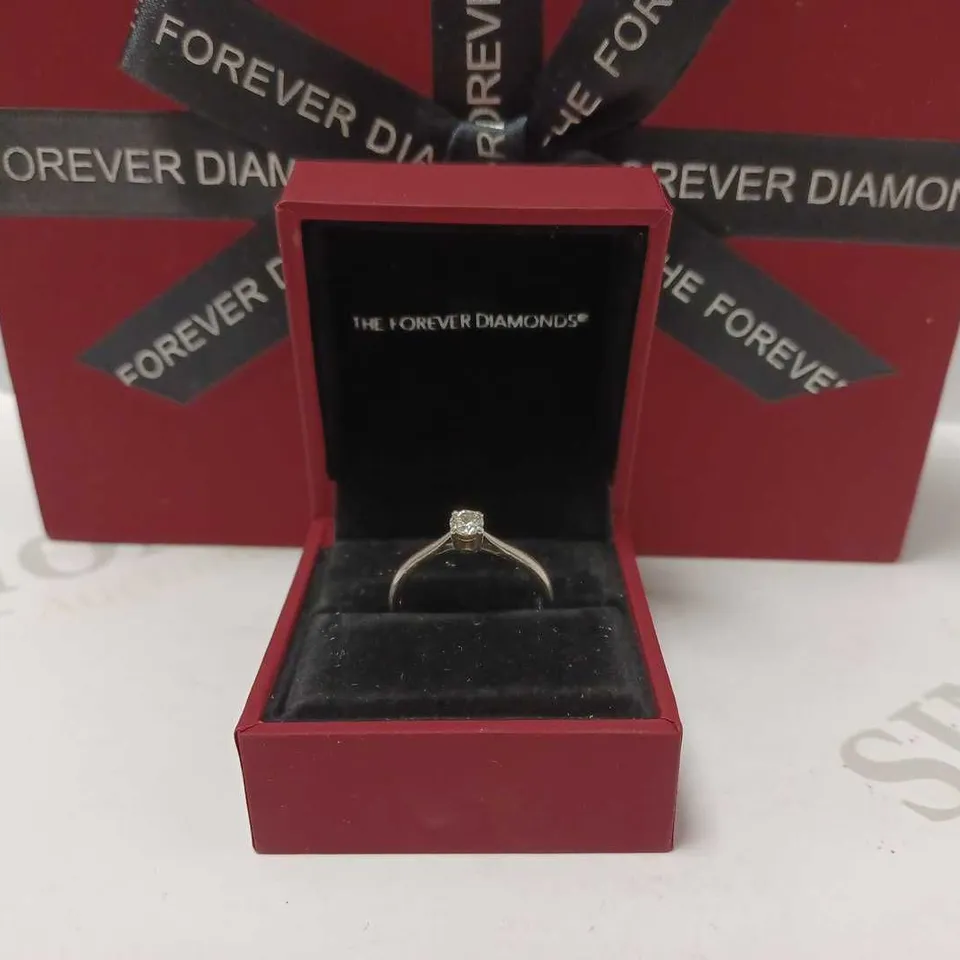 THE FOREVER DIAMOND ROUND MODIFIED BRILLIANT 0.25 CARAT RING