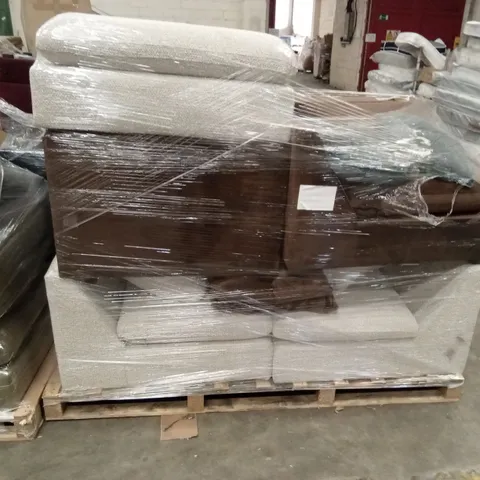 PALLET OF ASSORTED INCOMPLETE DESIGNER SOFA PARTS