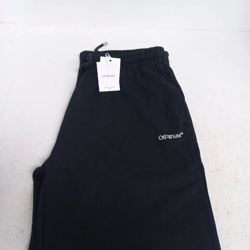 OFF-WHITE WINDY ARROW SWEATPANT – BLACK/WHITE, SIZE XL