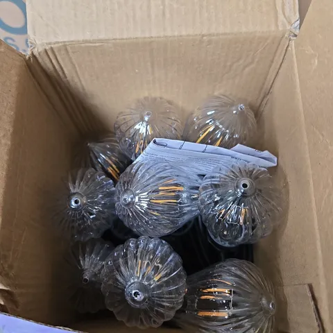 EUREKA LIGHTING 10-FLUTED FESTOON LIGHTS – PLUG-IN LOW VOLTAGE, INDOOR/OUTDOOR, 4.5M