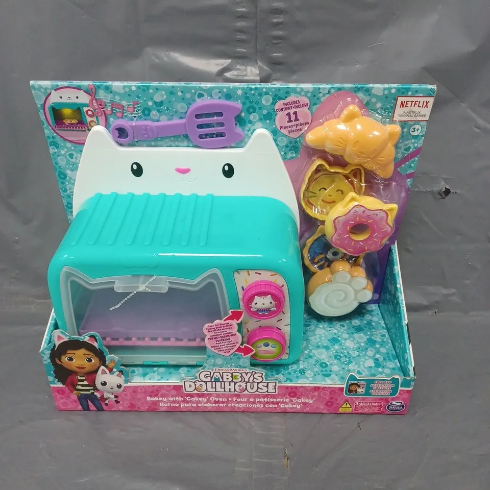 BOXED GABBY'S DOLLHOUSE CAKEY OVEN PLAY SET 