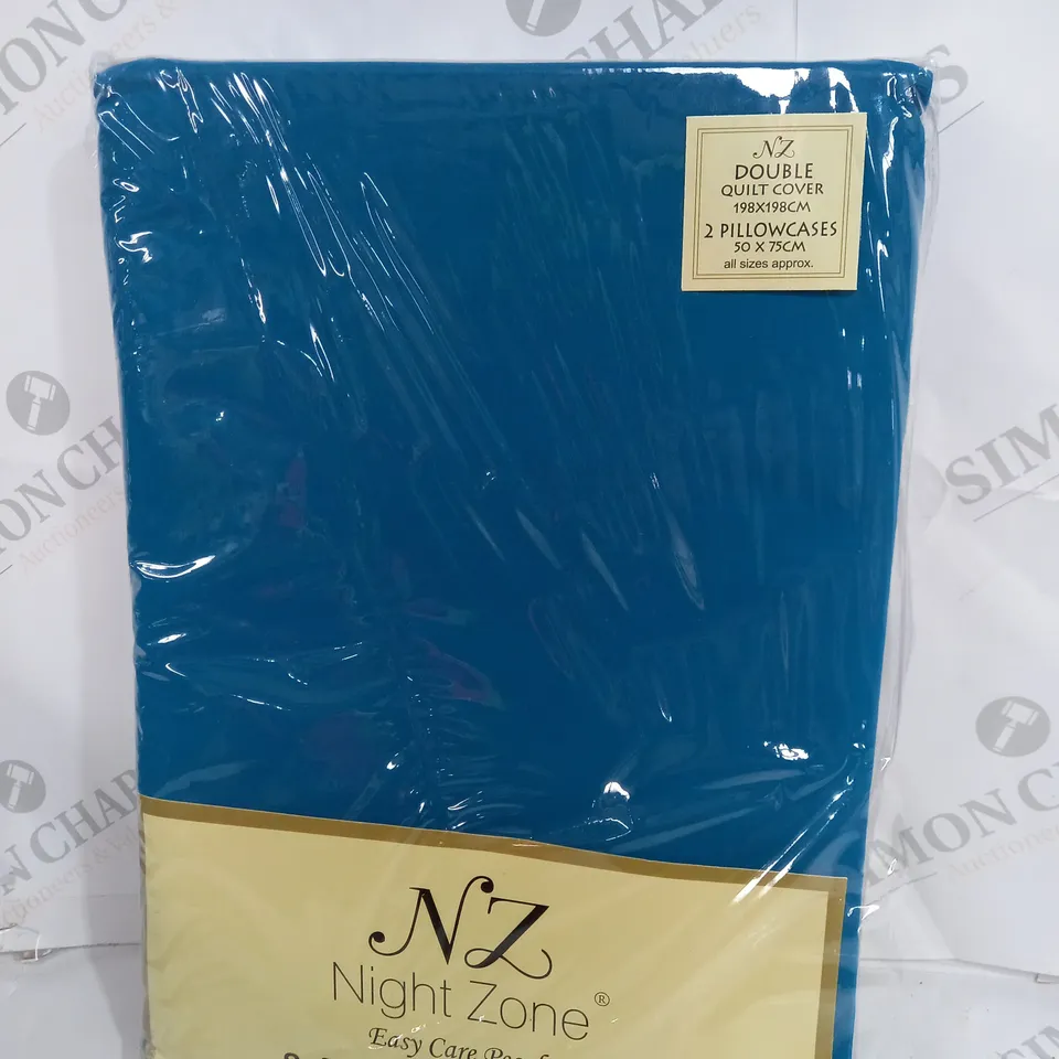 BAGGED NIGHT ZONE DOUBLE QUILT COVER WITH PILLOWCASES 