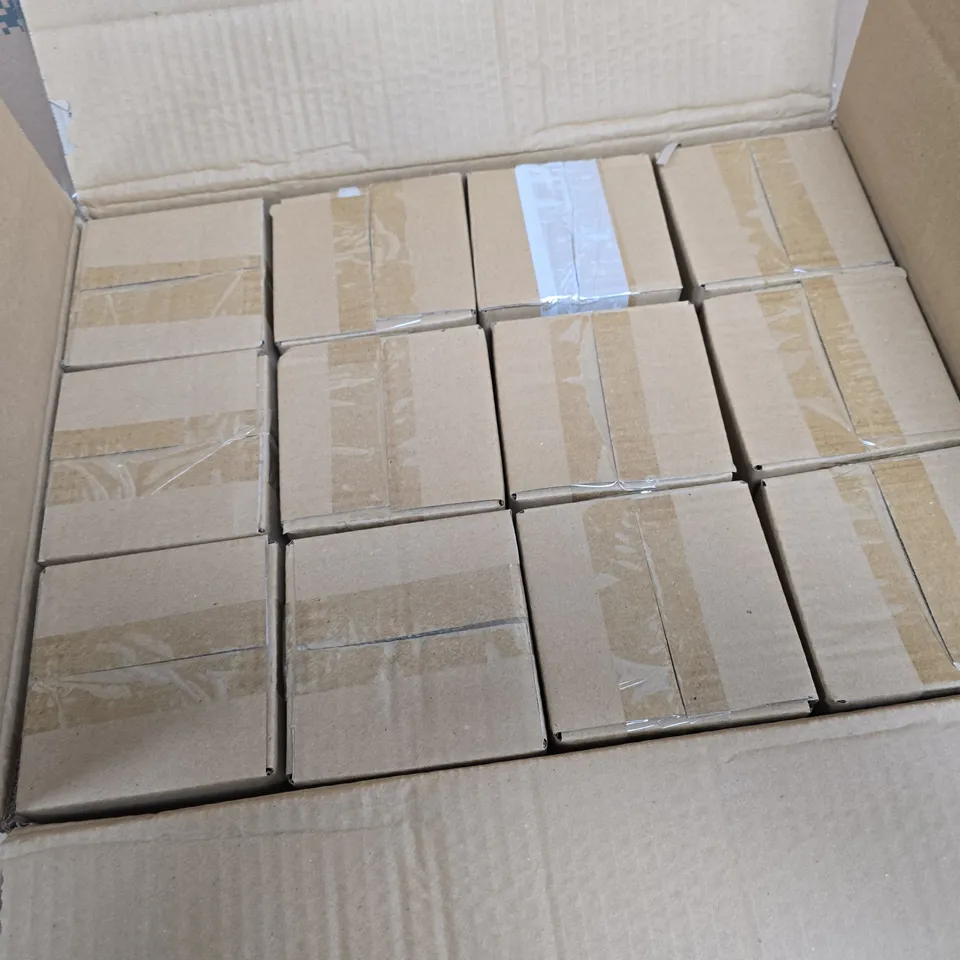 GISELA GRAHAM - LARGE GLASS BOTTLE VASE CLEAR - BOX OF APPROXIMATELY 12PCS 