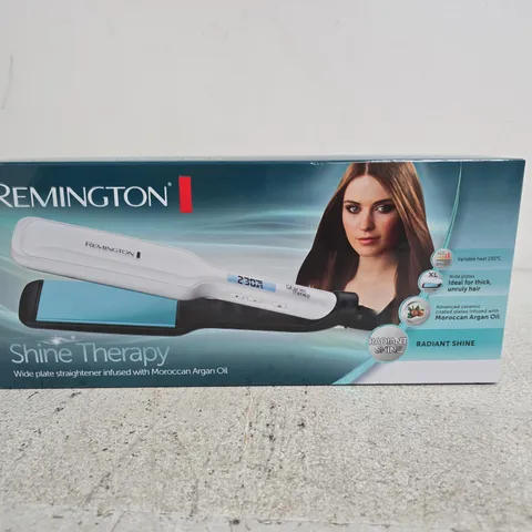 REMINGTON SHINE THERAPY HAIR STRAIGHTENER – BOXED