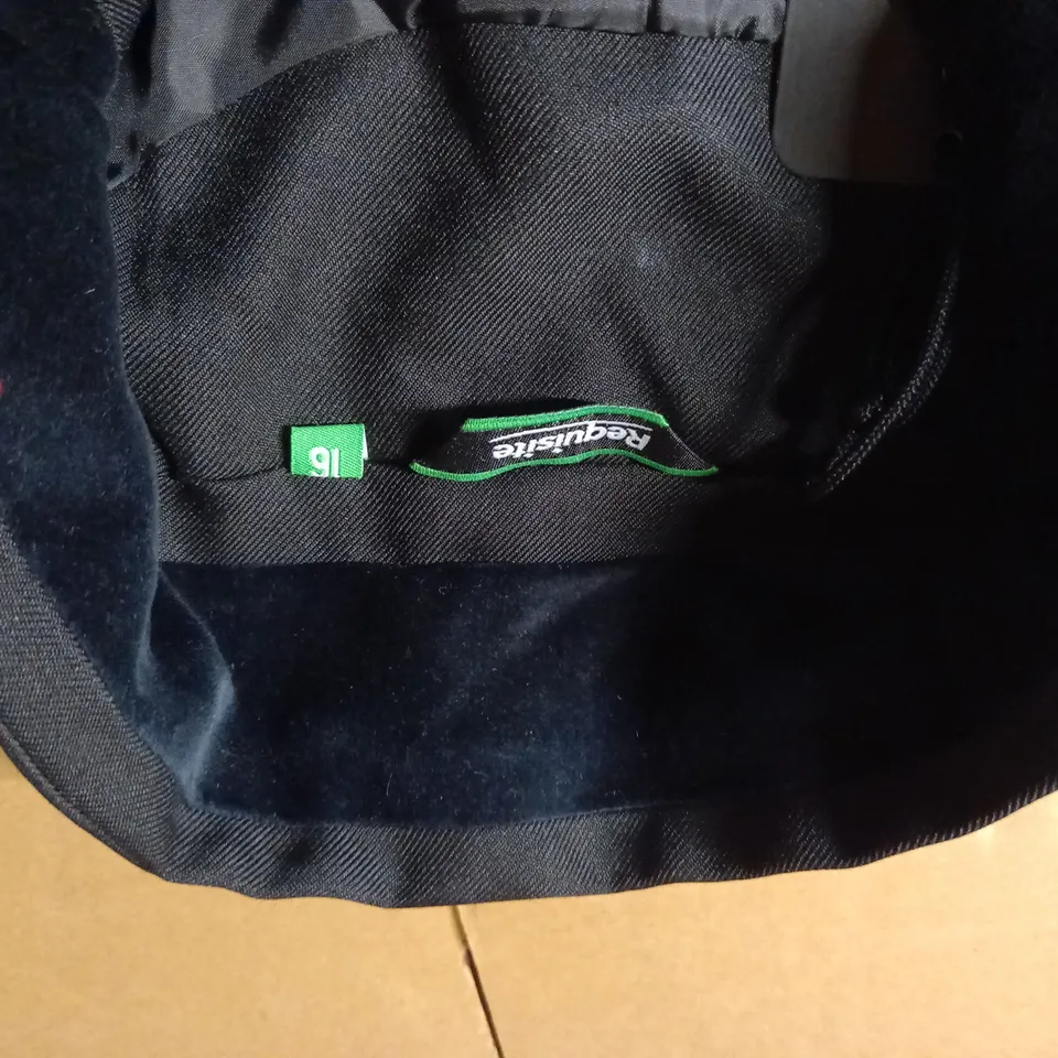 REQUISITE BLAZER JACKET - BLACK SIZE 16
