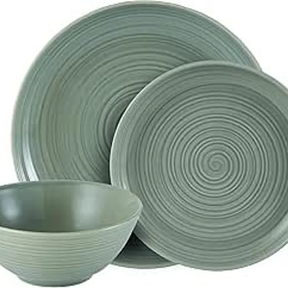 BOXED WILLIAM MASON 12-PIECE DINNERWARE SET (1 BOX)