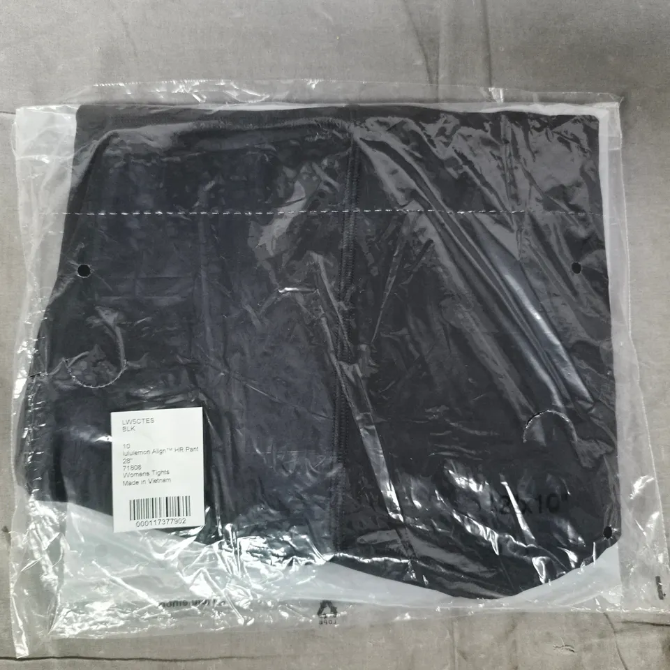 BAGGED LULULEMON WOMEN'S ALIGN PANTS IN BLACK SIZE 10