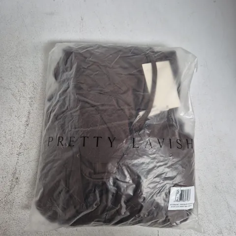 BAGGED PRETTY LAVISH CHOCOLATE BROWN MAXI DRESS β RIVEN MAXI DRESS (CHOC BROWN) - SIZE 10