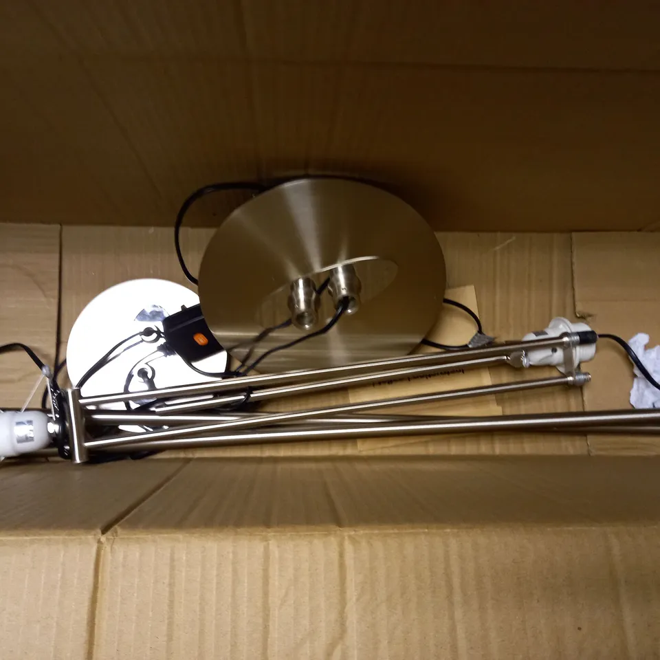 JOHN LEWIS PRESTON TABLE AND FLOOR LAMP DUO 