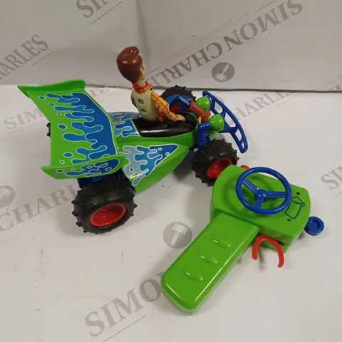DISNEY PIXAR TOY STORY 4 RC TURBO BUGGY WOODY