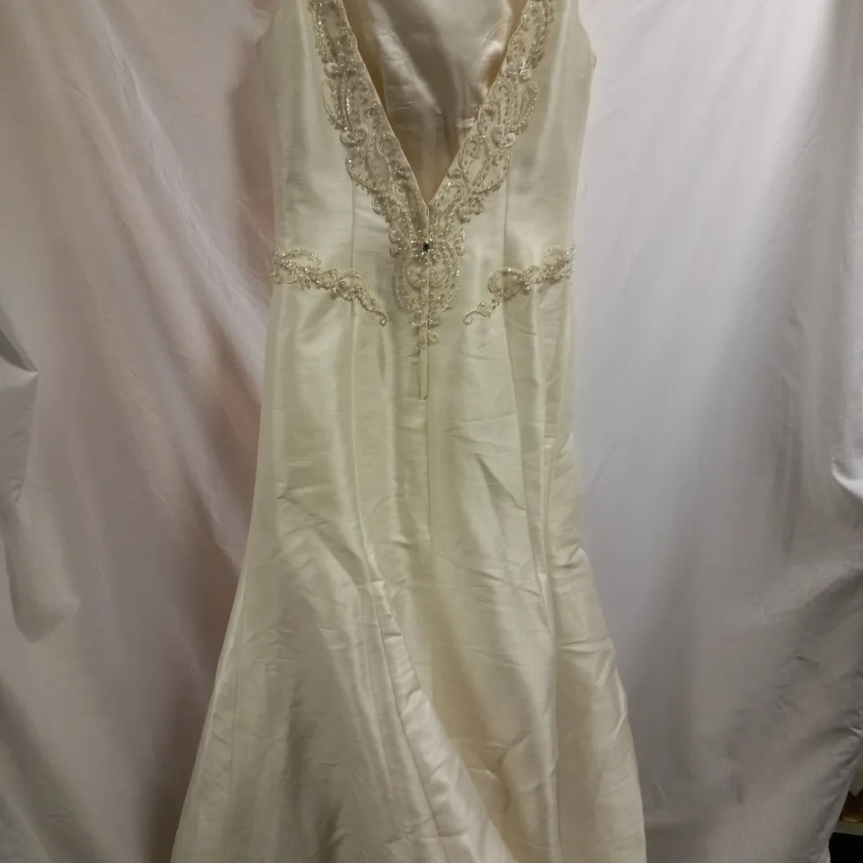 BERKETEX BRIDE ELLIS ELI66260 WEDDING DRESS, IVORY - SIZE 16
