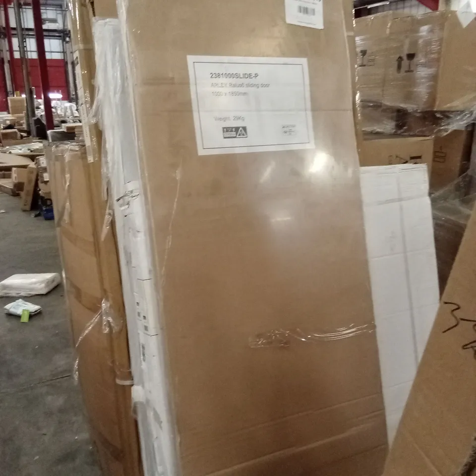 BOXED ARLEY RALUS6 SLIDING SHOWER DOOR - 1000 x 1850mm