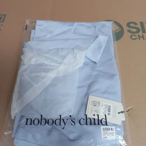 NOBODY'S CHILD OCCASION BLUE BRIDESMAID DRESS, UK 4 (EU 32)