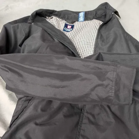 CHAPS MEN'S CHARCOAL LIGHTWEIGHT JACKET - L