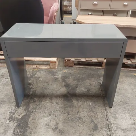 DESIGNER GREY WOODEN CONSOLE TABLE