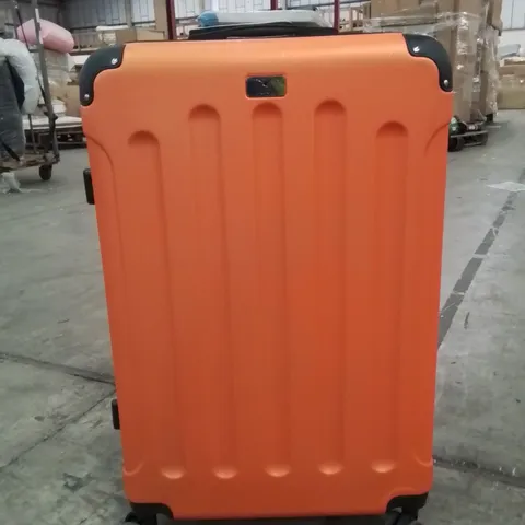 ORANGE LUGG HARD SHELL SUITCASE