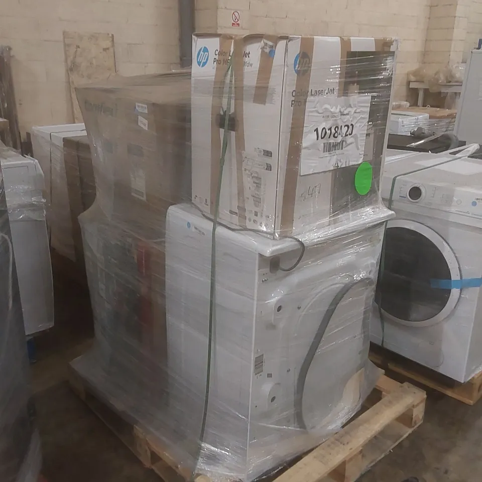 PALLET OF APPROXIMATELY 4 UNPROCESSED RAW RETURN ELECTRICAL GOODS TO INCLUDE;