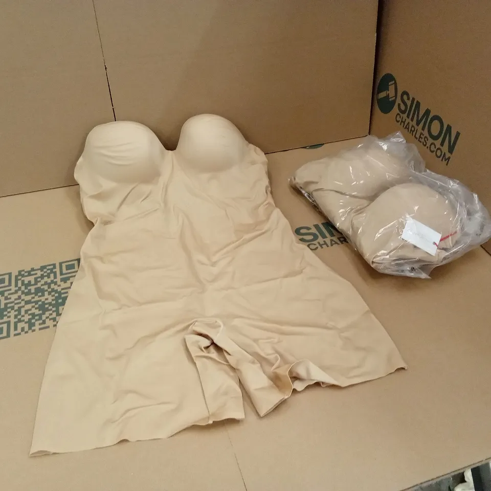 BOX CONTAINING APPROXIMATELY 10 x BRAND NEW MAGISCULPT ALMOND BODYSUITS - SIZE 38E
