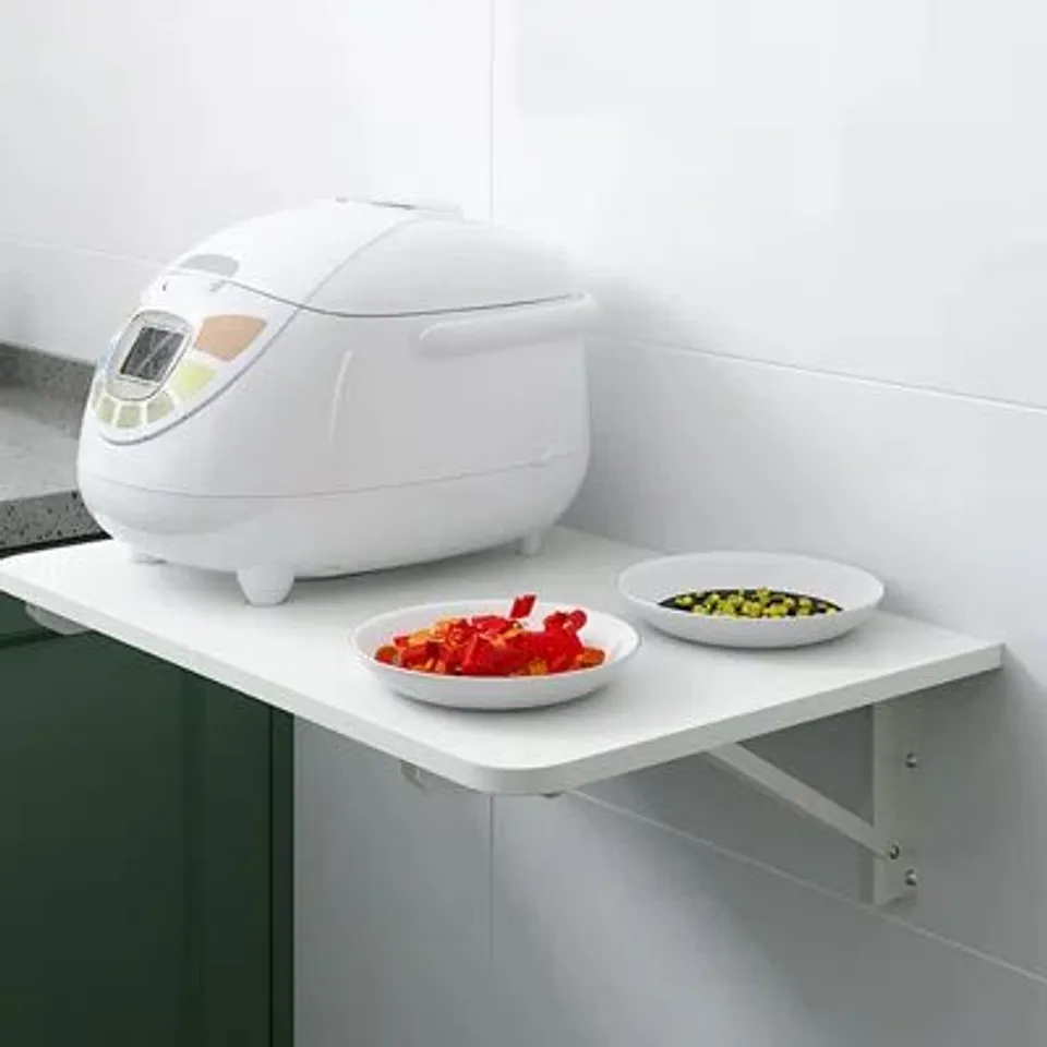 BOXED INVISIBLE WALL-MOUNTED FOLDABLE DESK FOR SMALL APARTMENTS (1 BOX)