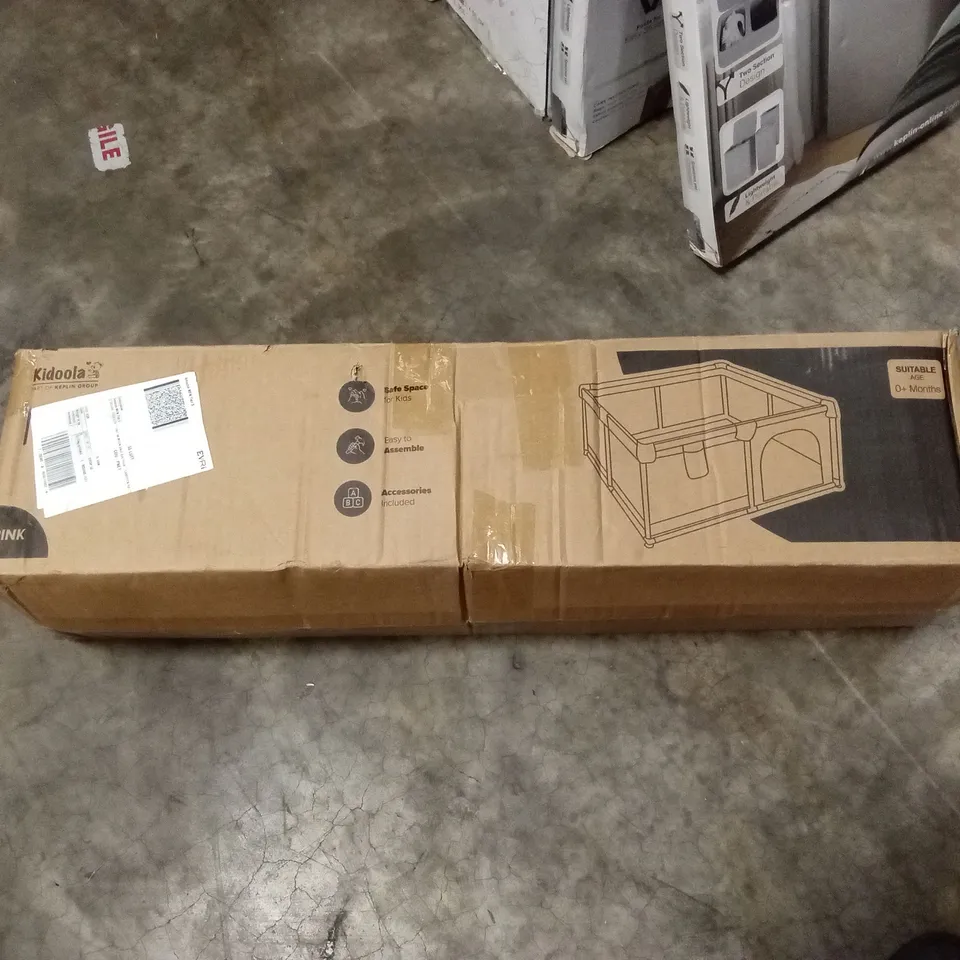 BOXED KIDOOLA SOFT PLAYPEN WITH ACCESSORIES