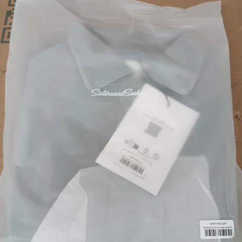 MARTHA BLUE FAUX SUEDE JACKET XS