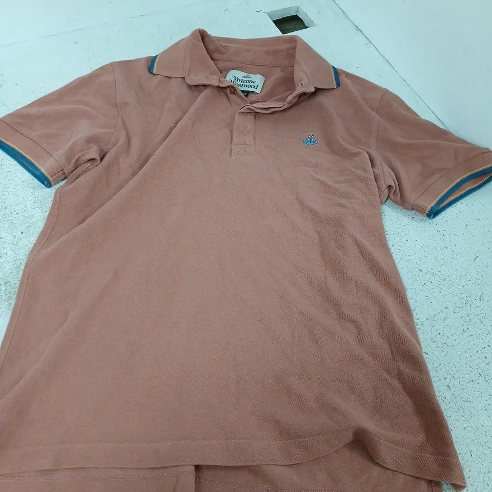 VIVIENNE WESTWOOD POLO SHIRT – PINK – UK M