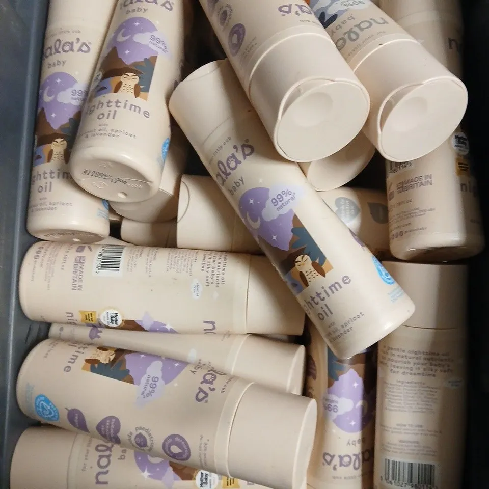APPROXIMATELY 25 NALA'S BABY PRODUCTS TO INCLUDE NIGHTTIME OIL & BODYWASH/SHAMPOO 