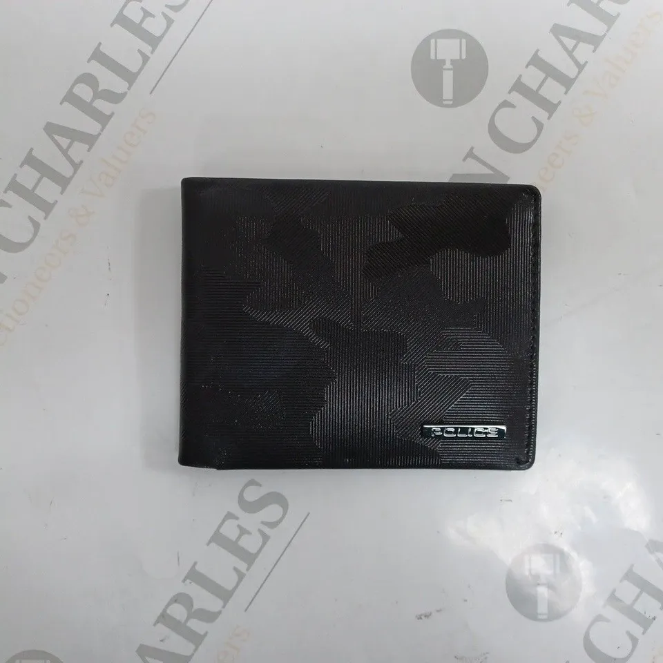 POLICE CAMO LEATHER WALLET 