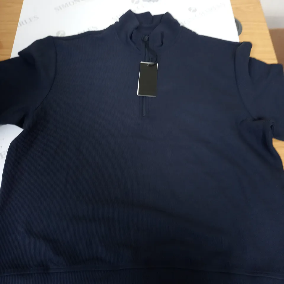 SAVILLE ROW SRW ZIP FLEECE NAVY XL