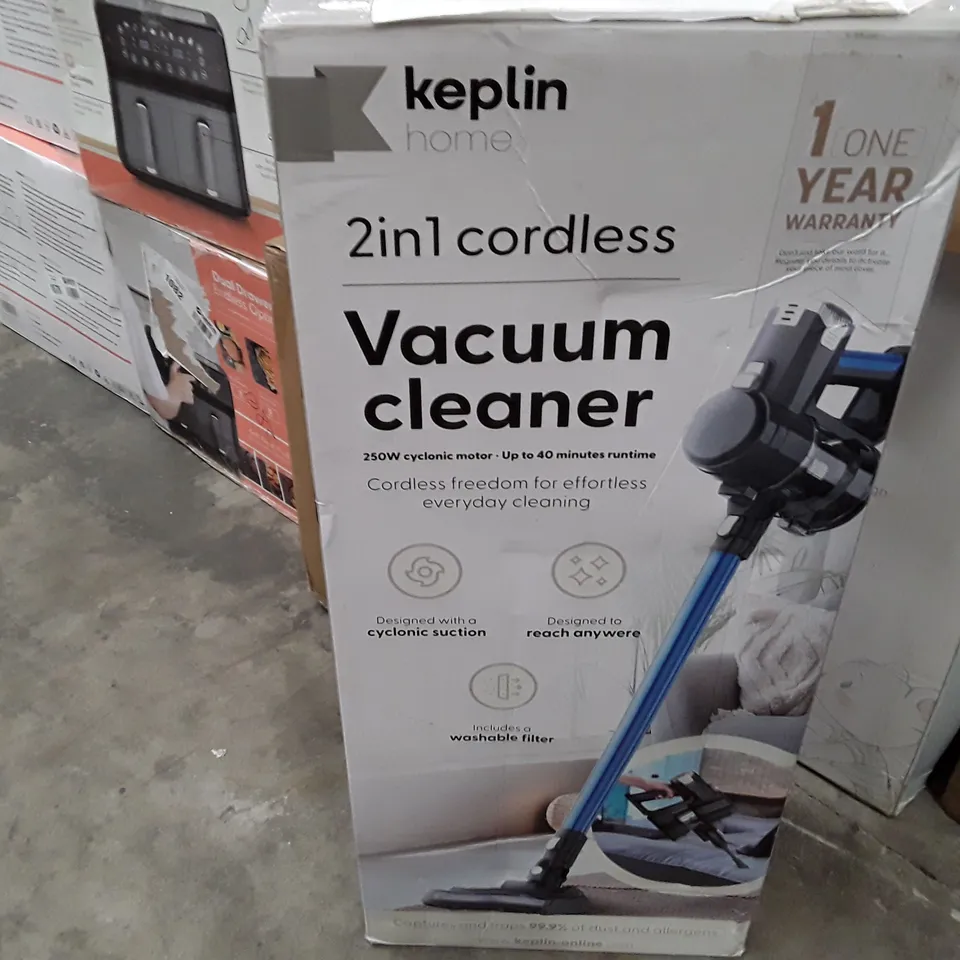BOXED KEPLIN 2IN1 CORDLESS VACUUM CLEANER