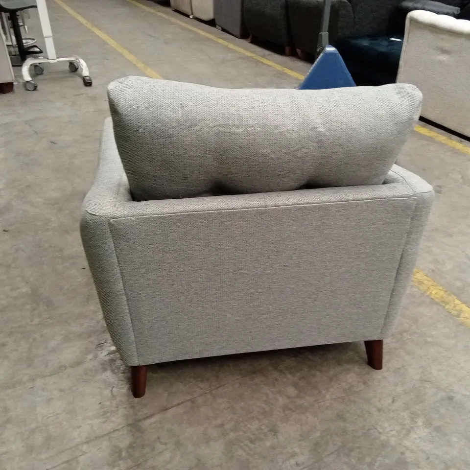 DESIGNER LIGHT BLUE FABRIC CHAIR