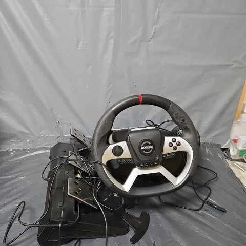 MAXXTECH GAMING WHEEL WITH PEDALS & GEARSTICK