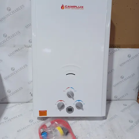 BOXED CAMPLUX 16L INSTANTANEOUS GAS WATER HEATER 