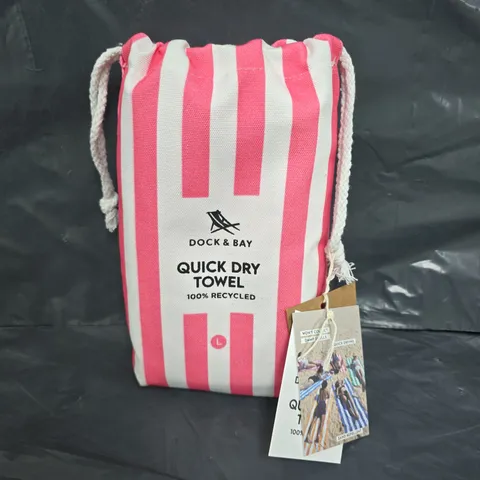 DOCK & BAY QUICK DRY TOWEL - L