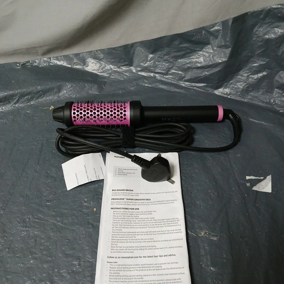 REVAMP BIG ROUND BRUSH HOT CERAMIC 40MM UNBOXED