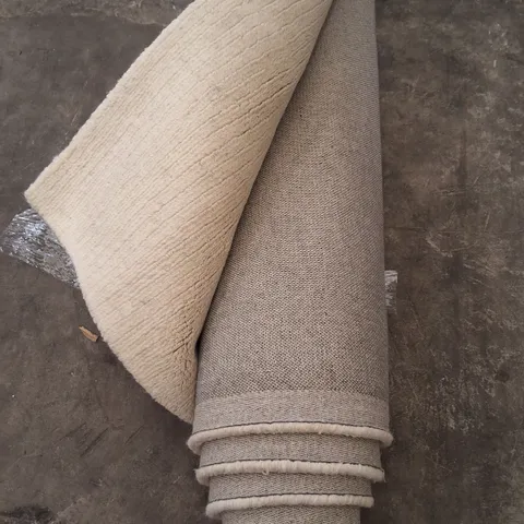 ROLLED CREAM FLOOR RUG - 230CM X UNSPECIFIED